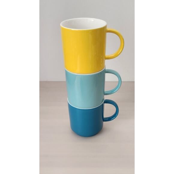 Set of 3 Sweese Stackable Coffee Tea Mugs Lead Free (M2) - Picture 1 of 15
